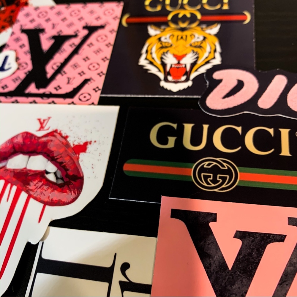 Custom Pro Quality Designer Brands Sticker Pack